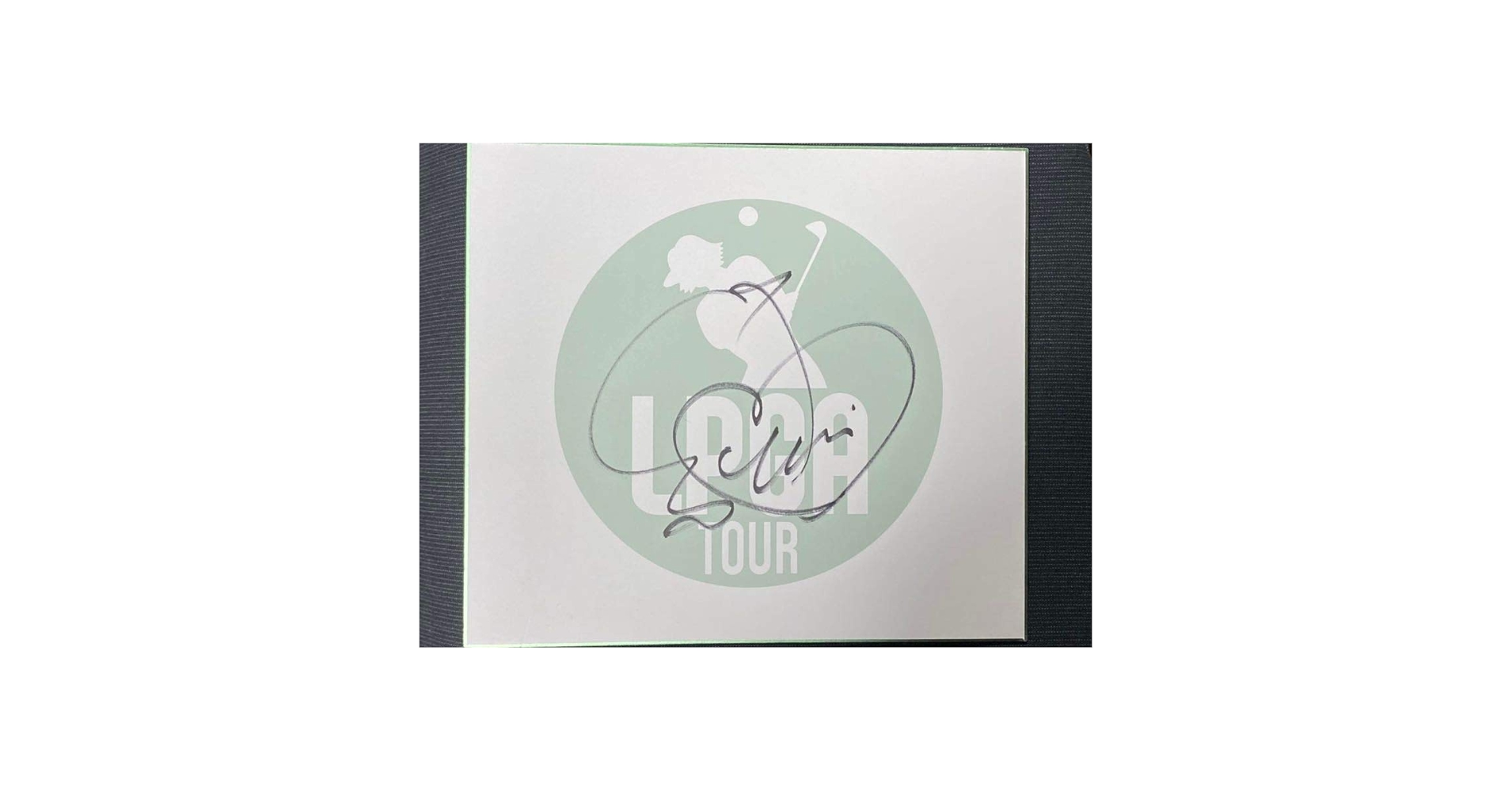 Amazon.co.jp: LPGA 河本結 直筆サインLPGAオリジナル色紙